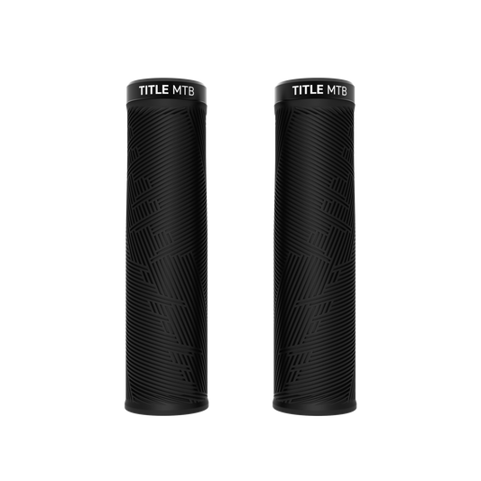 Grips Title MTB FORM Lock-On XL Preto - par vista de frente