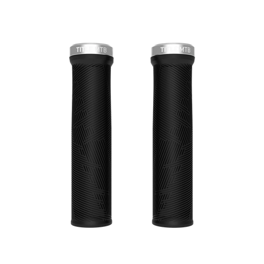 Grips TITLE FORM Lock On Preto/Chrome