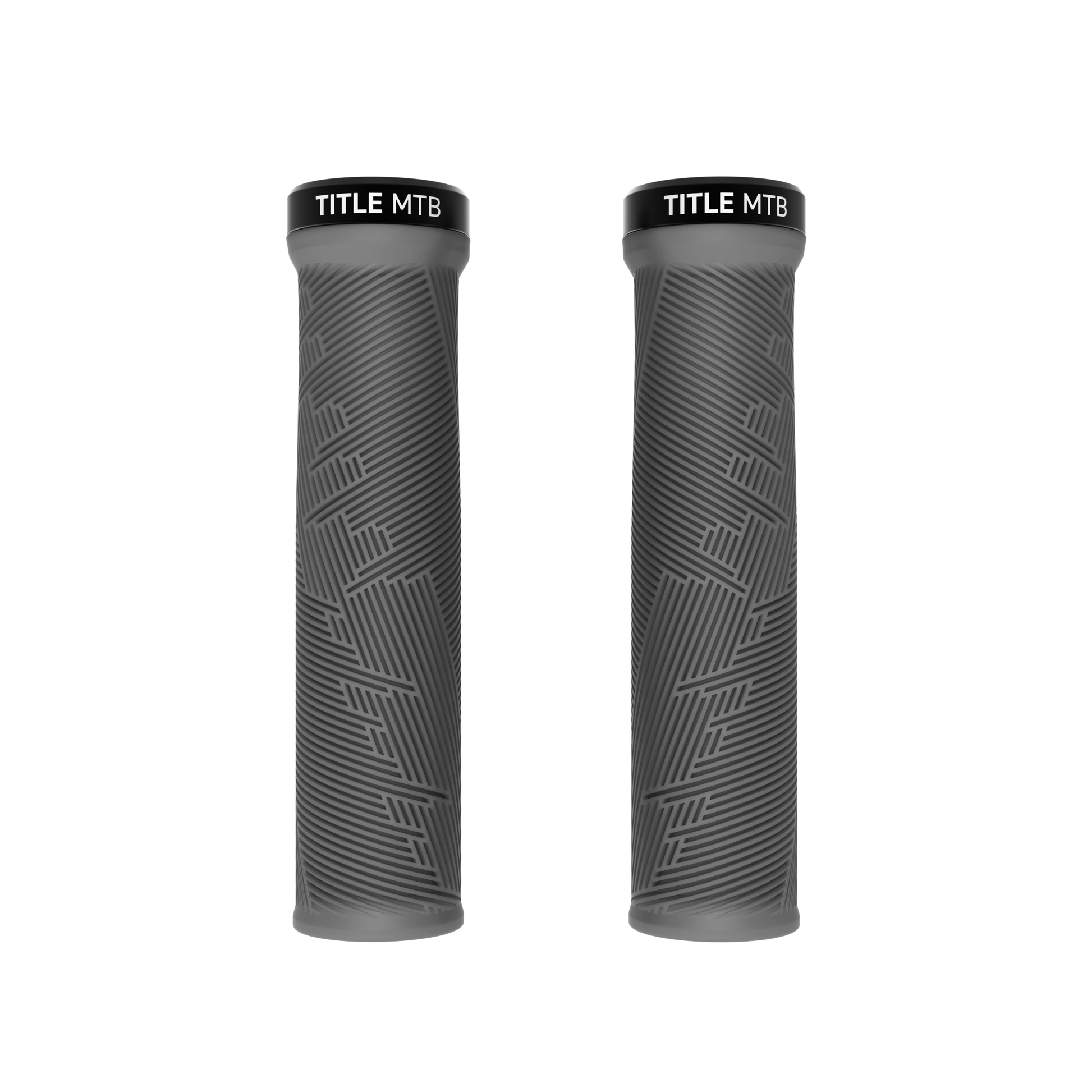 Grips Title MTB FORM Lock-On Gris - paire vue de face