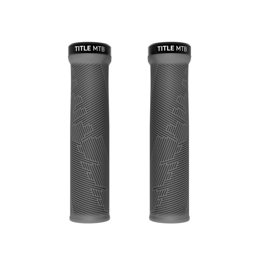 Grips Title MTB FORM Lock-On Cinzento - par vista de frente