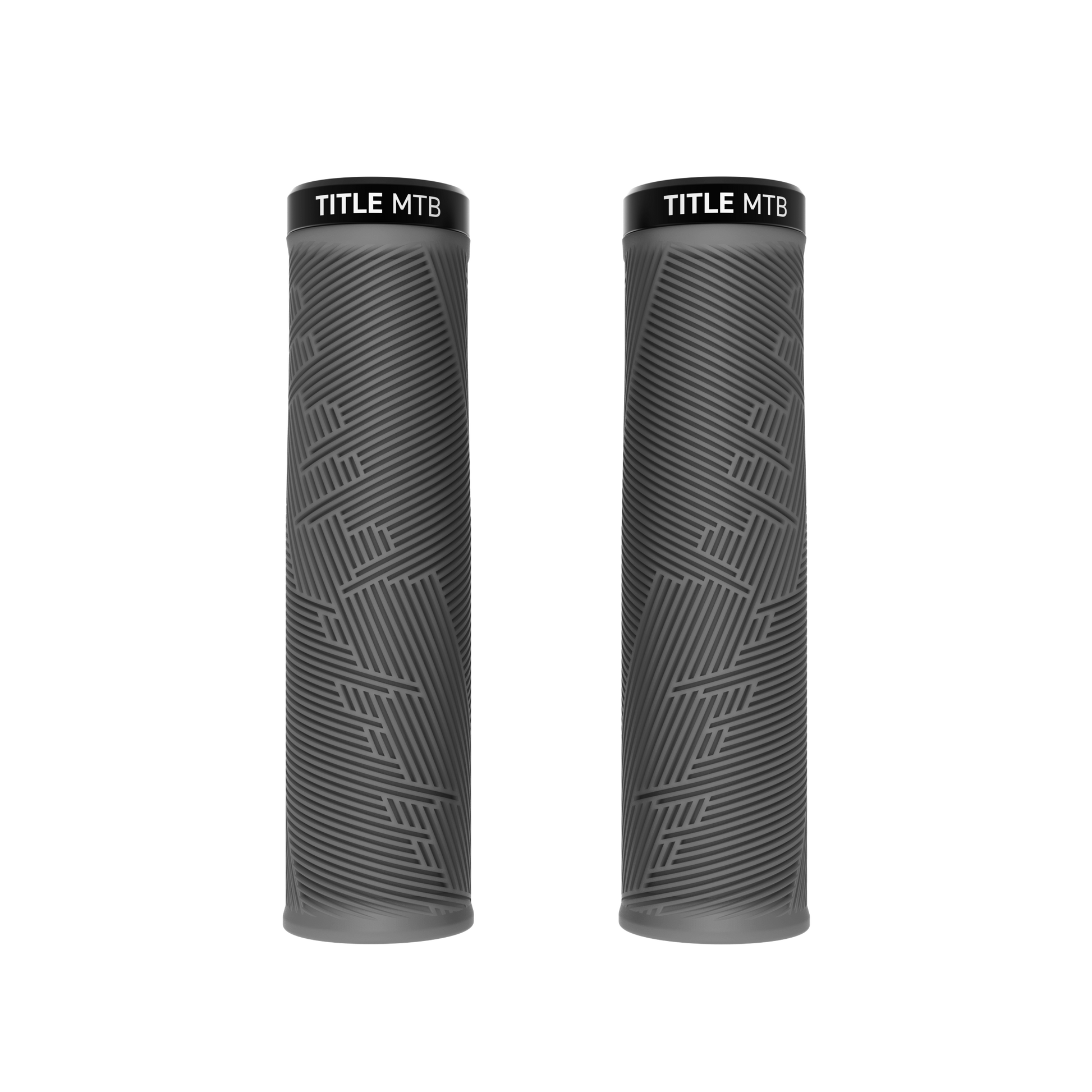 Grips Title MTB FORM Lock-On XL Gris - paire vue de face