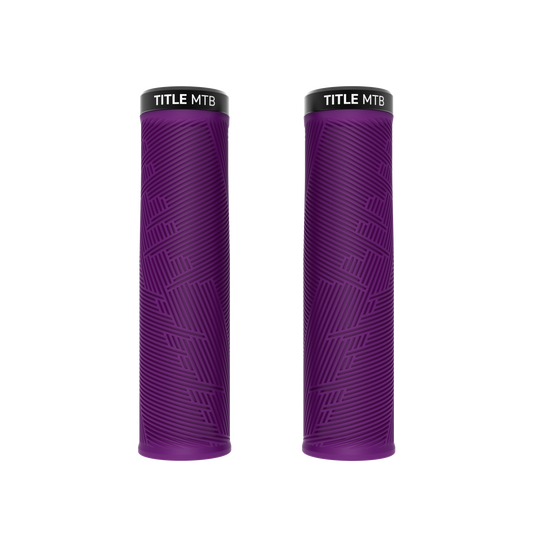 Grips Title MTB FORM Lock-On XL Violeta - par vista de frente