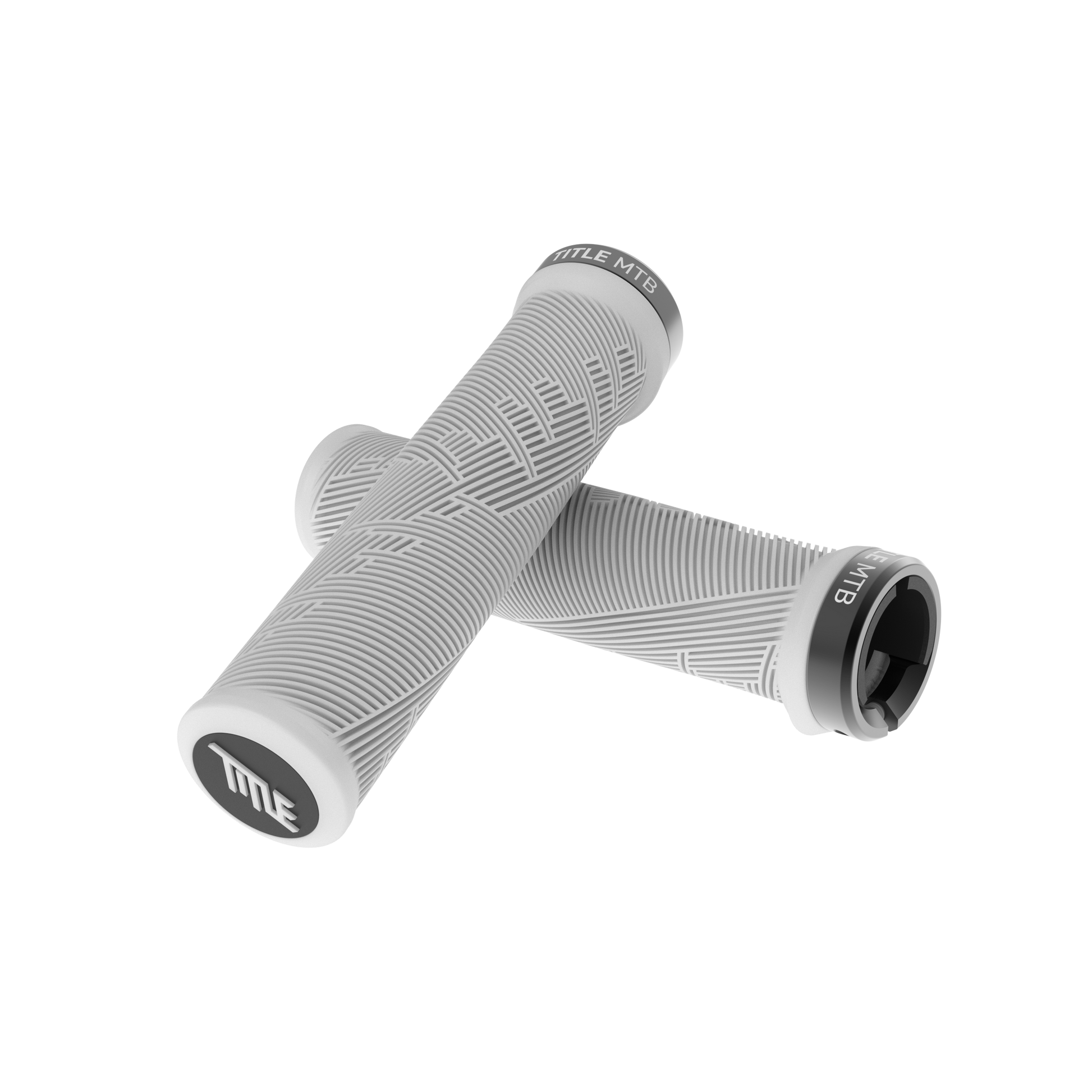 Grips Title MTB FORM Lock-On Blanc - vue détaillée