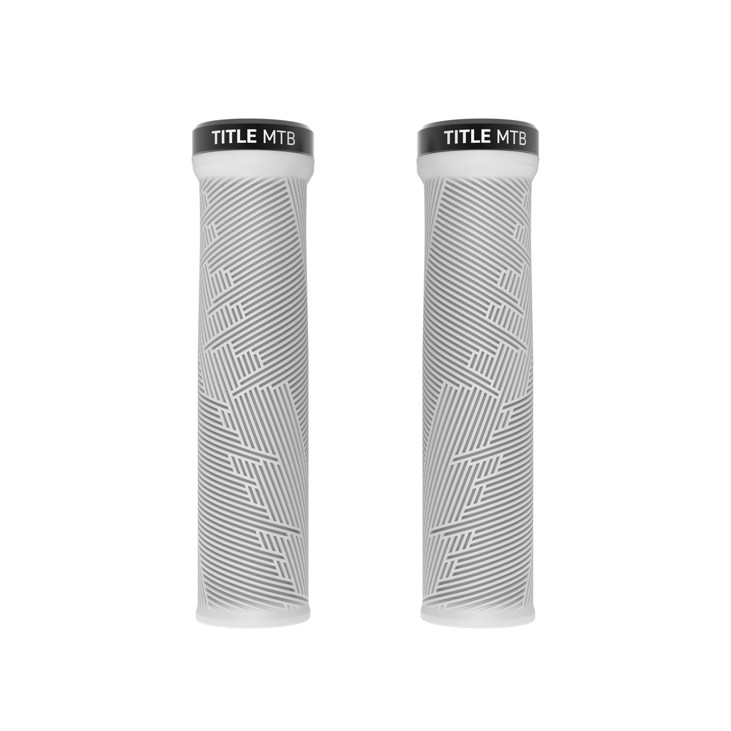Grips Title MTB FORM Lock-On Blanc - paire vue de face