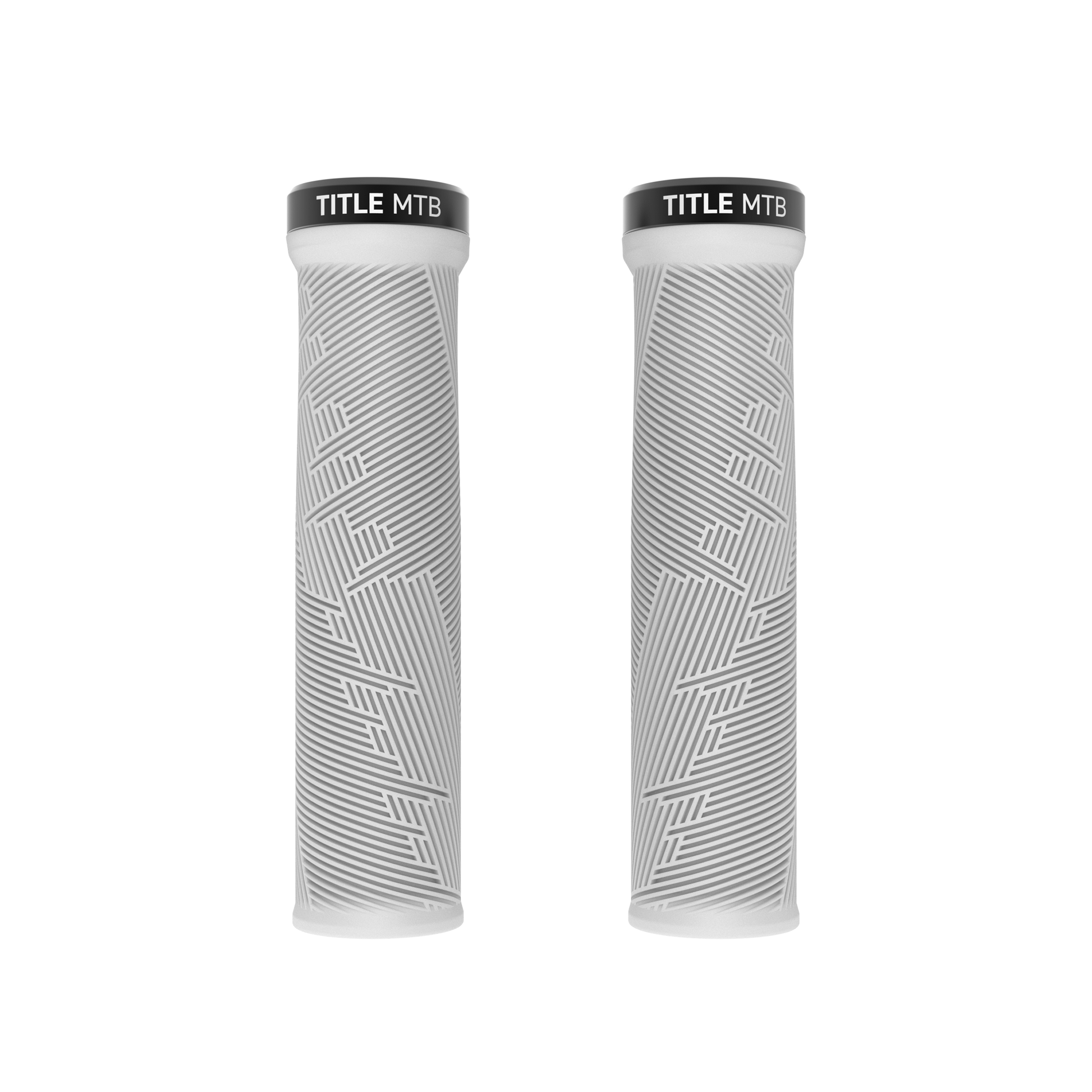 Grips Title MTB FORM Lock-On Blanc - paire vue de face
