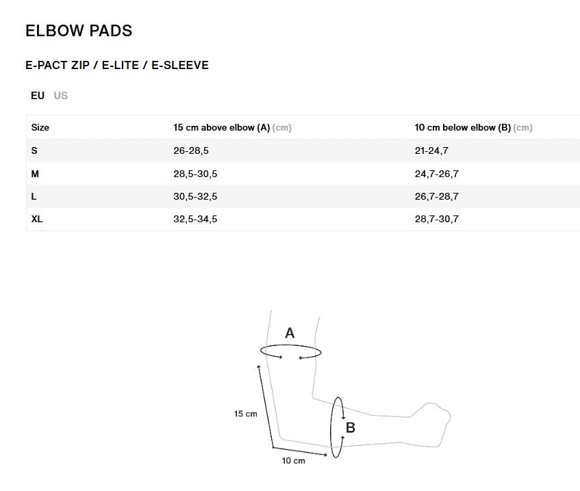 Cotoveleiras ION E-SLEEVE Preto