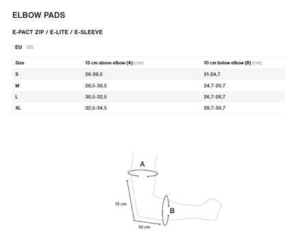 Cotoveleiras ION E-SLEEVE Preto