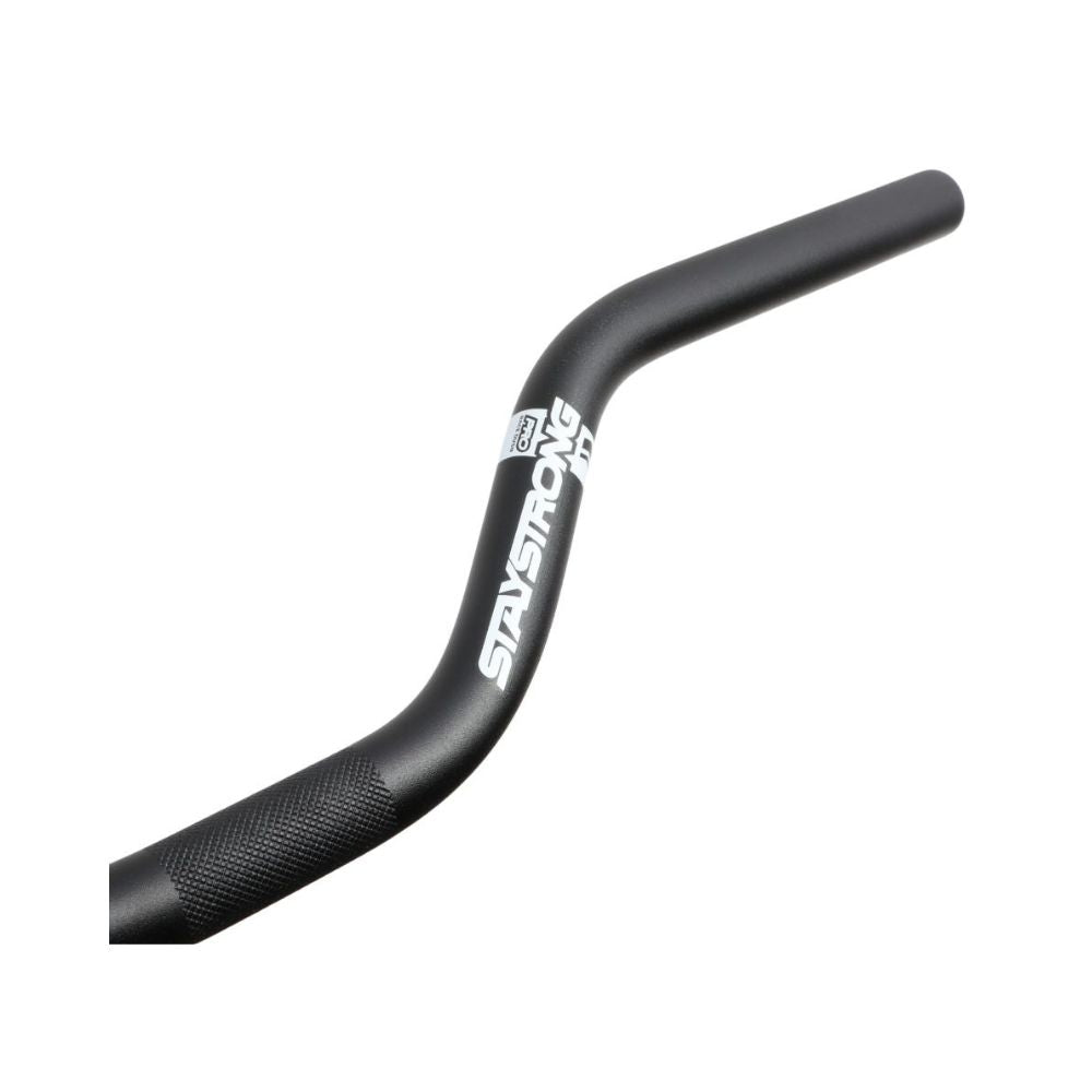 Guiador BMX STAYSTRONG Chevron Exp Alu Black Ø22.2mm