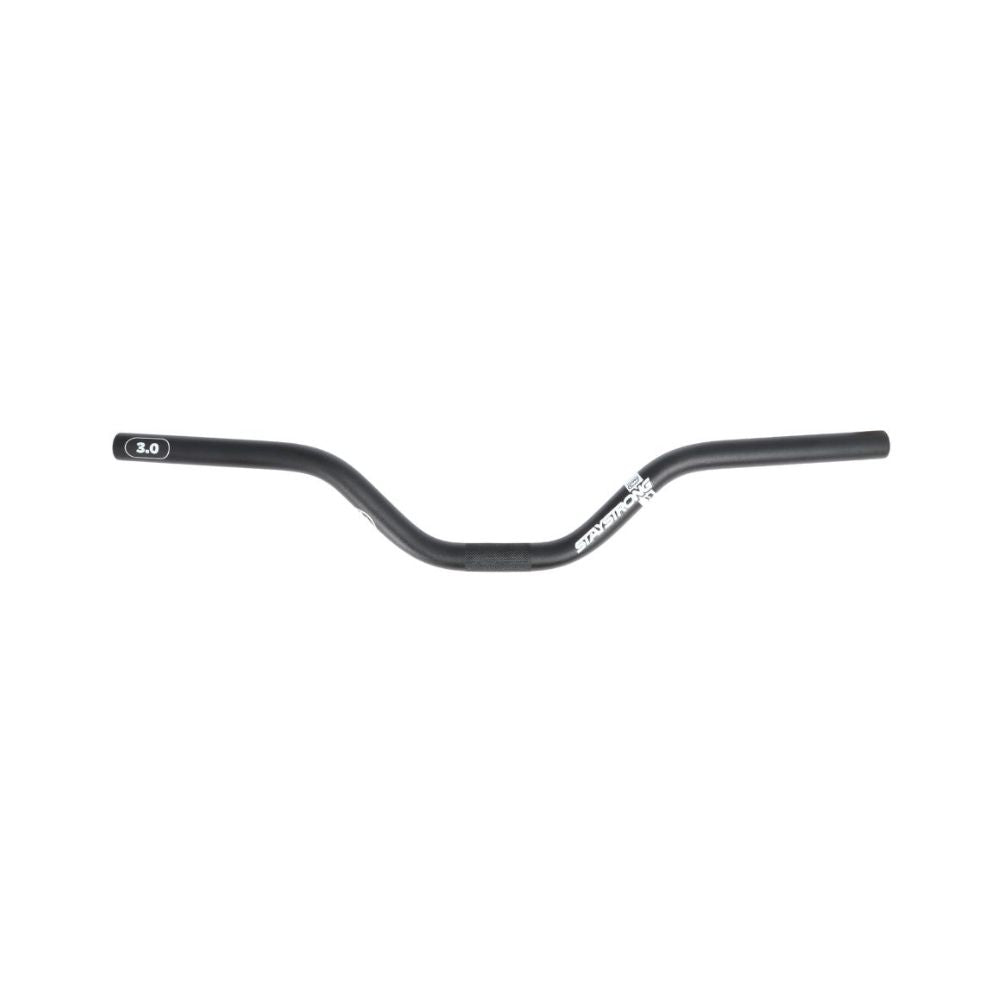 Guiador BMX STAYSTRONG Chevron Exp Alu Black Ø22.2mm
