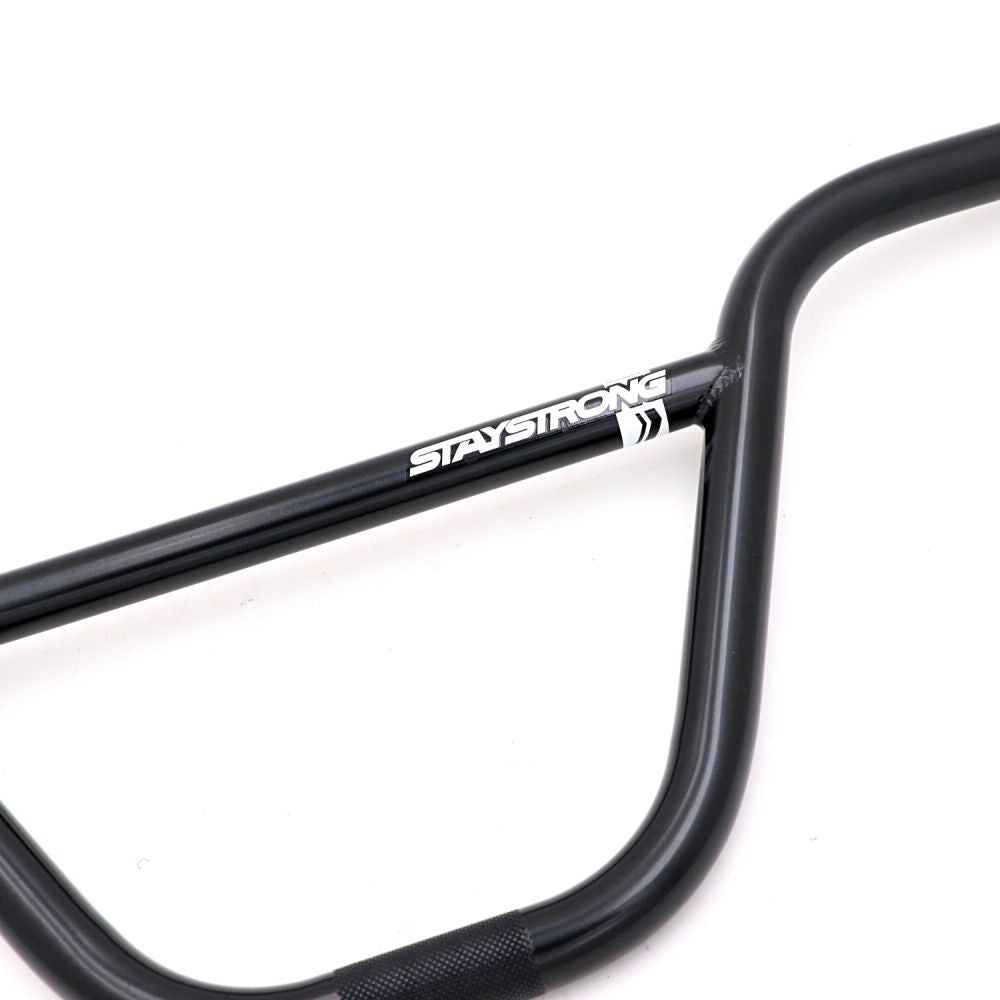 Guidão BMX STAYSTRONG Chevron Race Black Ø22.2mm