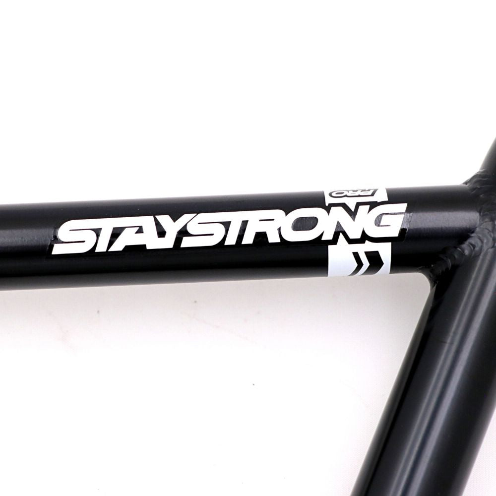 Guidão BMX STAYSTRONG Chevron Race Black Ø22.2mm