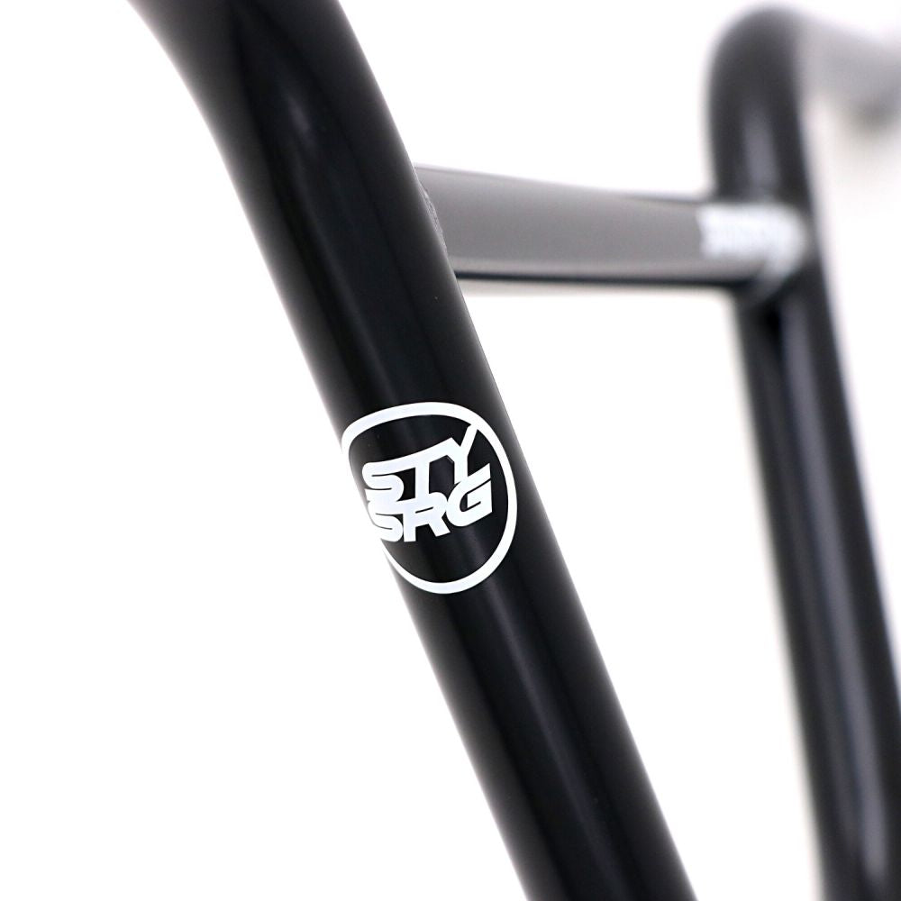 Guiador BMX STAYSTRONG Chevron Straight Race Black Ø22.2mm