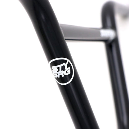 Guiador BMX STAYSTRONG Chevron Straight Race Black Ø22.2mm