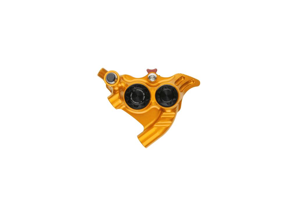 Pinça de travão HOPE RX4+ SL FM 34mm (+20) 4 Pistões Laranja Mineral