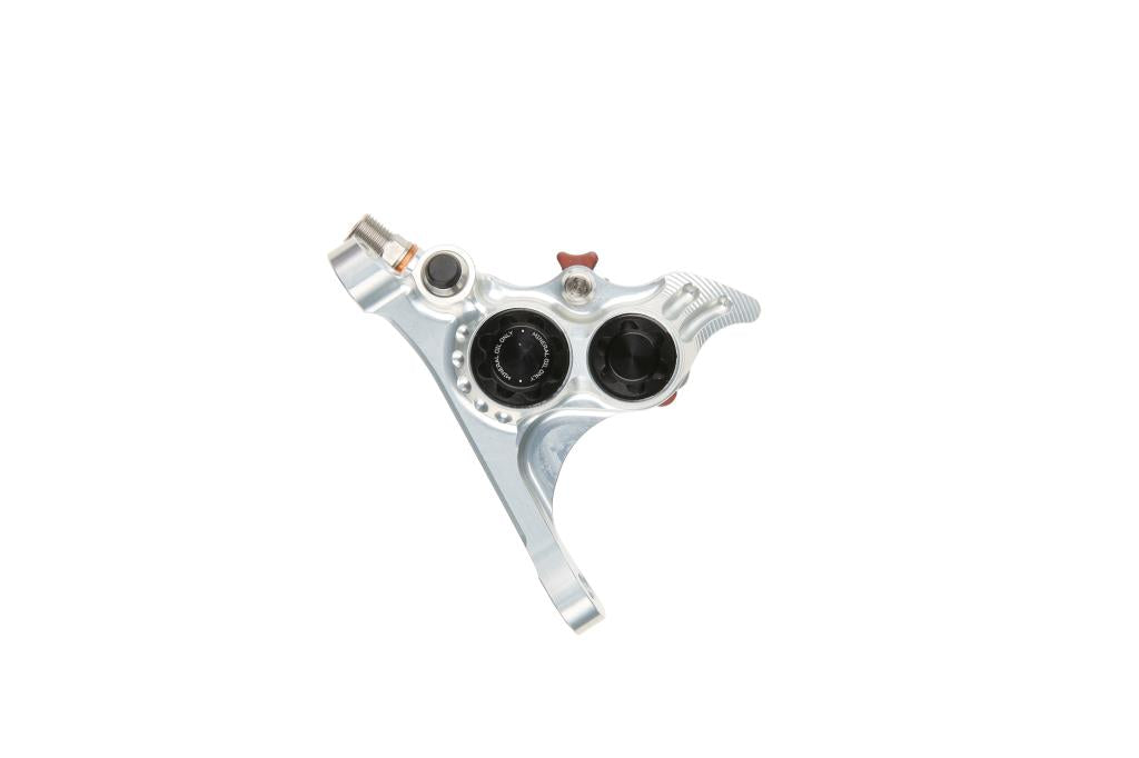 Pinça de travão dianteira HOPE RX4+ SL FMF (+20) 70mm 4 Pistões Mineral Silver