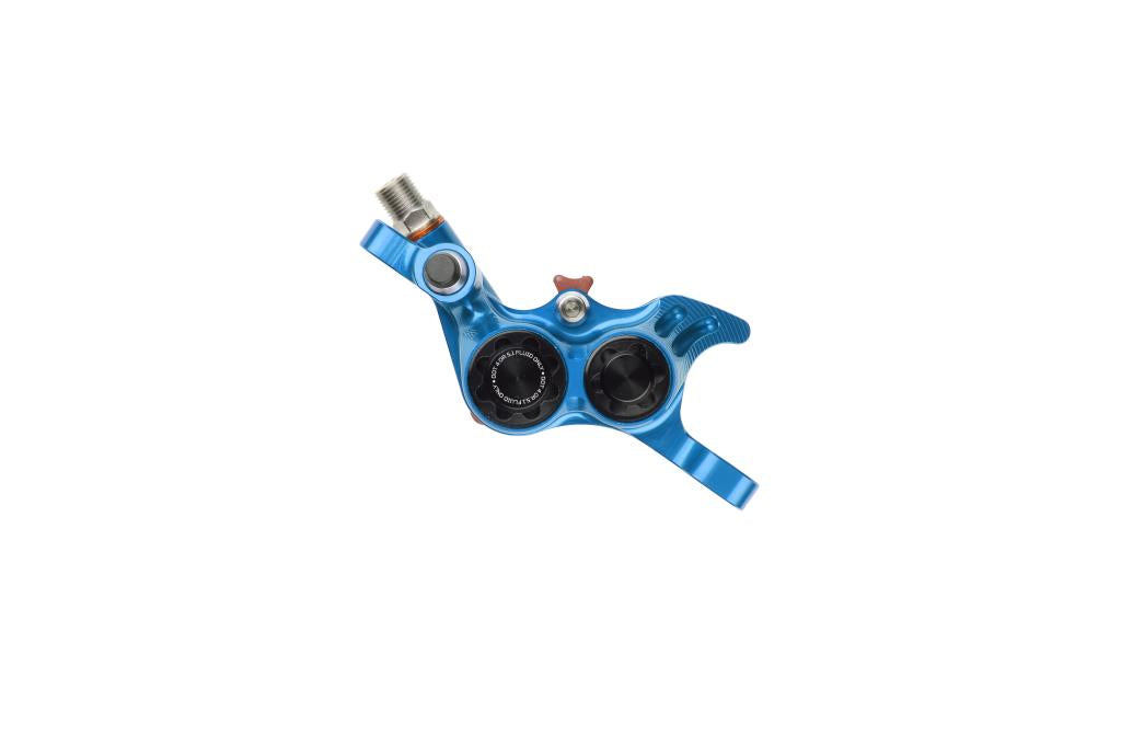 Pinça de travão HOPE RX4+ SL PM 4 Pistões DOT Azul