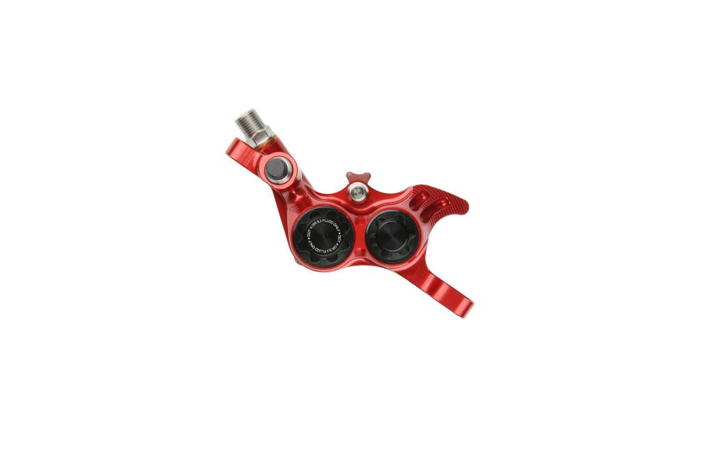 Pinça de travão HOPE RX4+ SL PM 4 Pistões DOT Red
