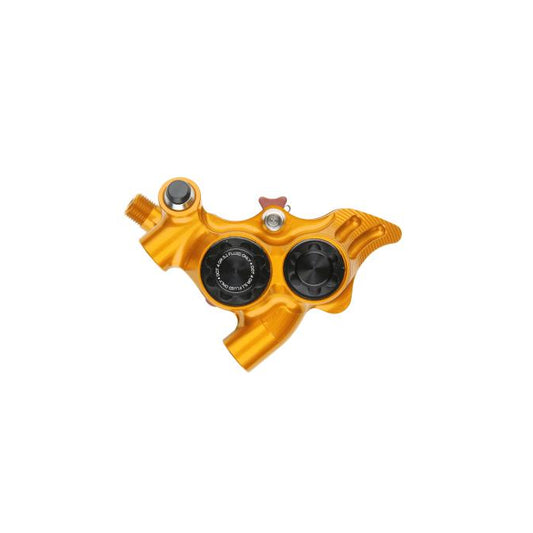 Pinça de travão HOPE RX4+ SL FM 34mm 4 Pistões DOT Laranja