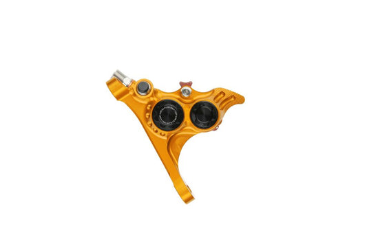Pinça de travão dianteira HOPE RX4+ SL FMF (+20) 70mm 4 Pistões DOT Laranja