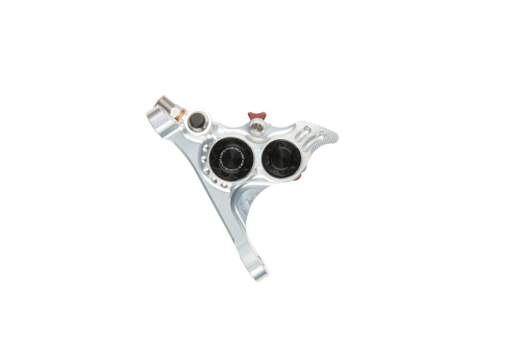 Pinça de travão dianteira HOPE RX4+ SL FMF (+20) 70mm 4 Pistões DOT Prata