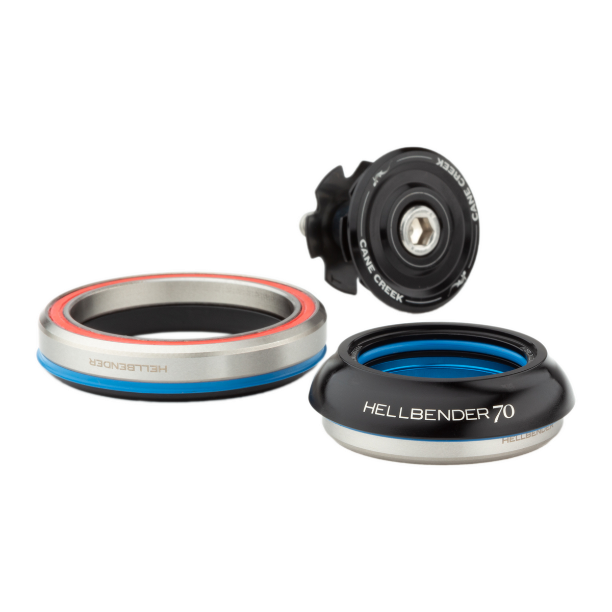 Caixa de direção CANE CREEK Hellbender 70 IS41/IS52 preta
