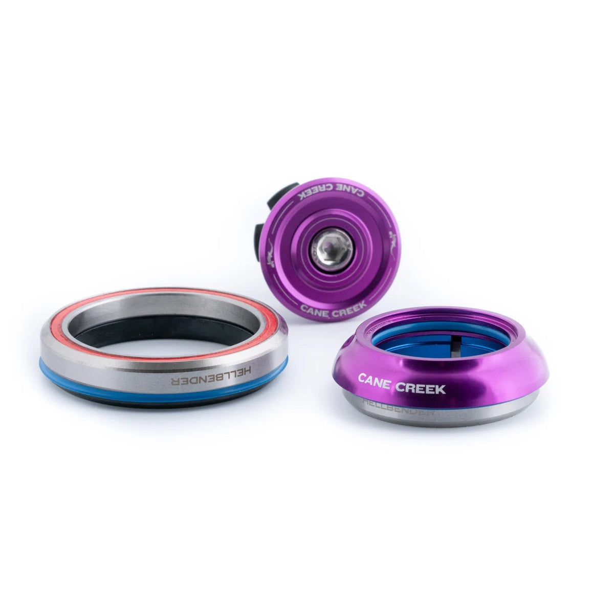 Caixa de direção integrada cónica CANE CREEK Hellbender 70 1"1/8-1.5" IS41/IS52 curta violeta