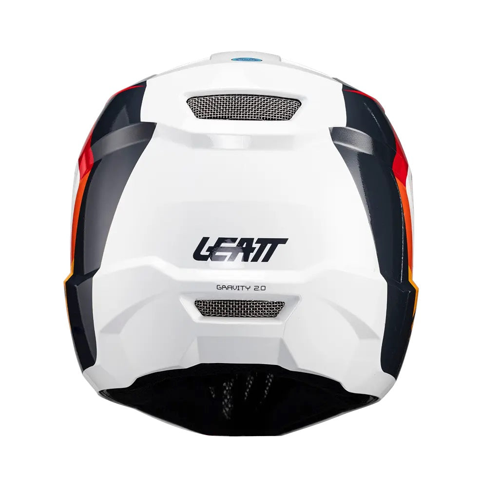 Capacete LEATT MTB GRAVITY 2.0 Branco/Vermelho
