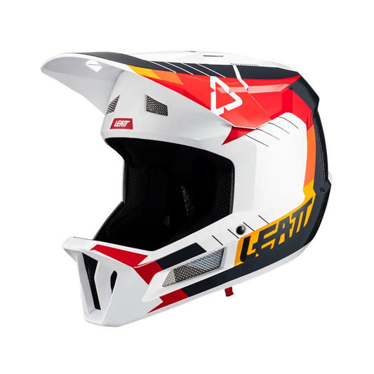 Capacete LEATT MTB GRAVITY 2.0 Branco/Vermelho