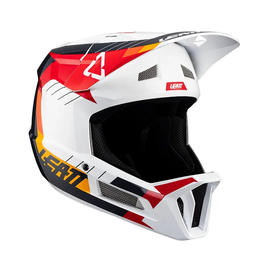 Capacete LEATT MTB GRAVITY 2.0 Branco/Vermelho
