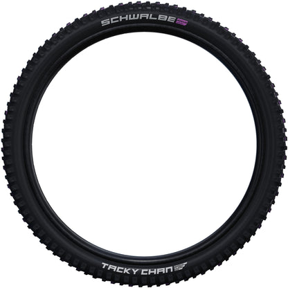 Pneu SCHWALBE TACKY CHAN 29x2.40 ADDIX ULTRASOFT SUPERGRAVITY Tubeless Ready Flexível Preto