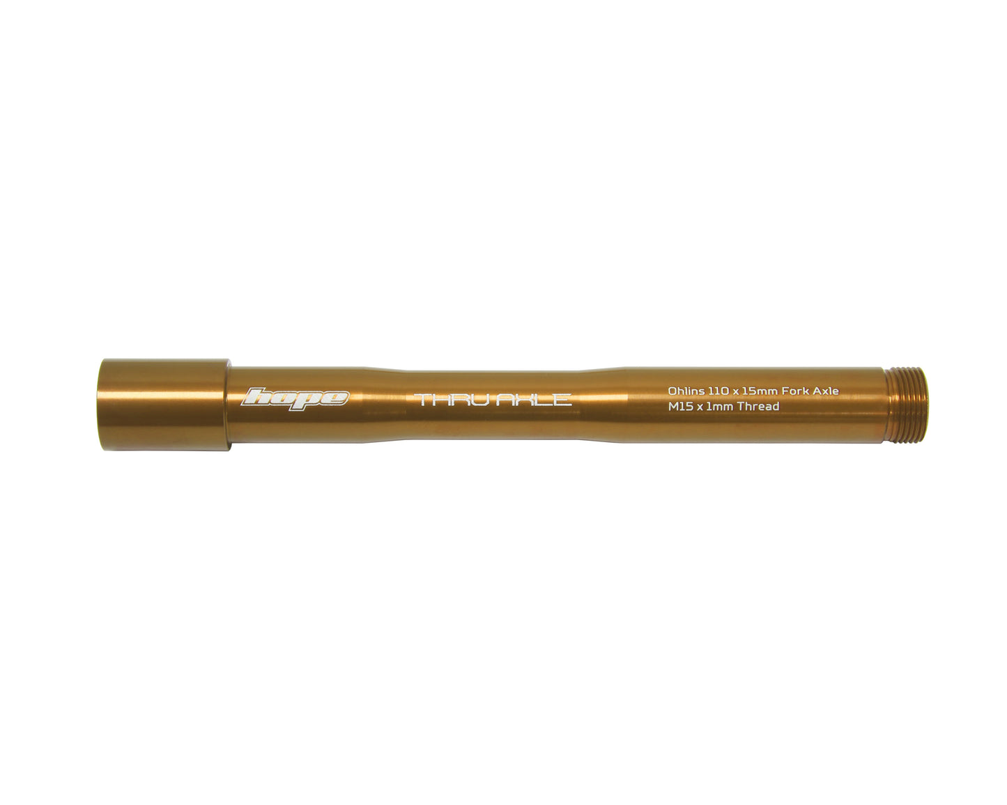 Eixo da roda dianteira HOPE para garfos OHLINS RXF34/RXF36/RXF38 Bronze