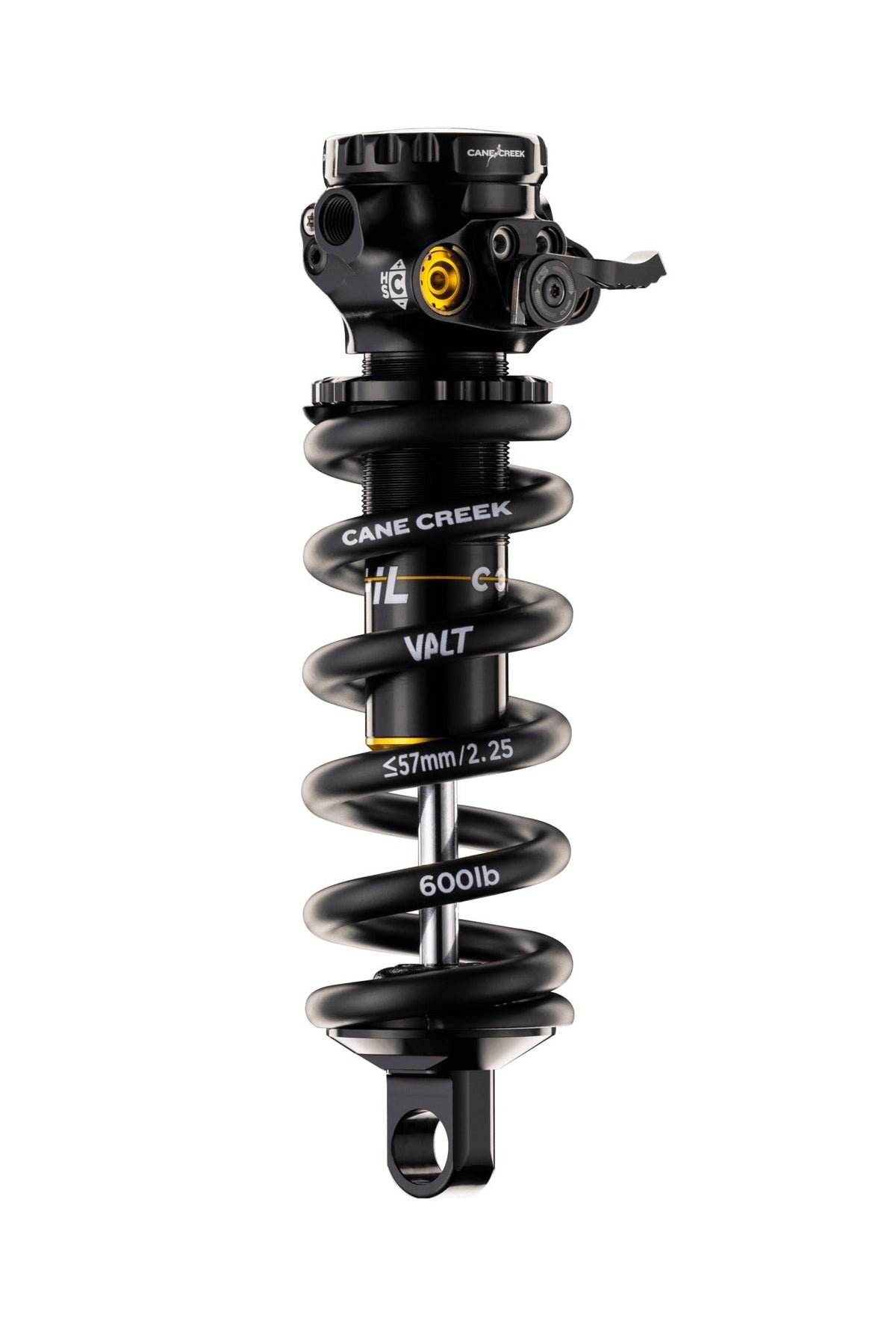 Amortecedor CANE CREEK Coil IL Trunnion - vista montado