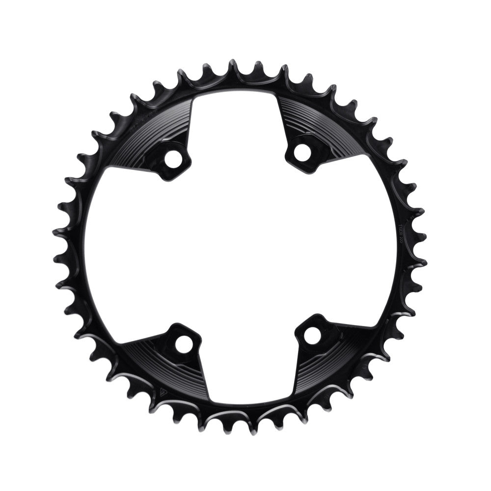 Prato único 12V ALUGEAR GRX preto, vista frontal