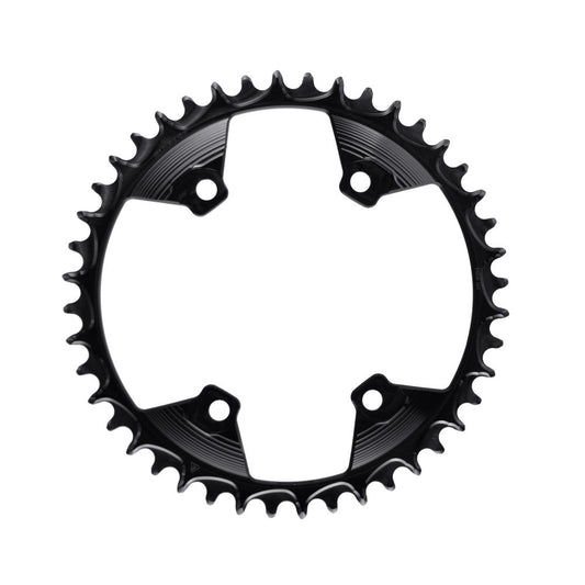 Prato único 12V ALUGEAR GRX preto, vista frontal