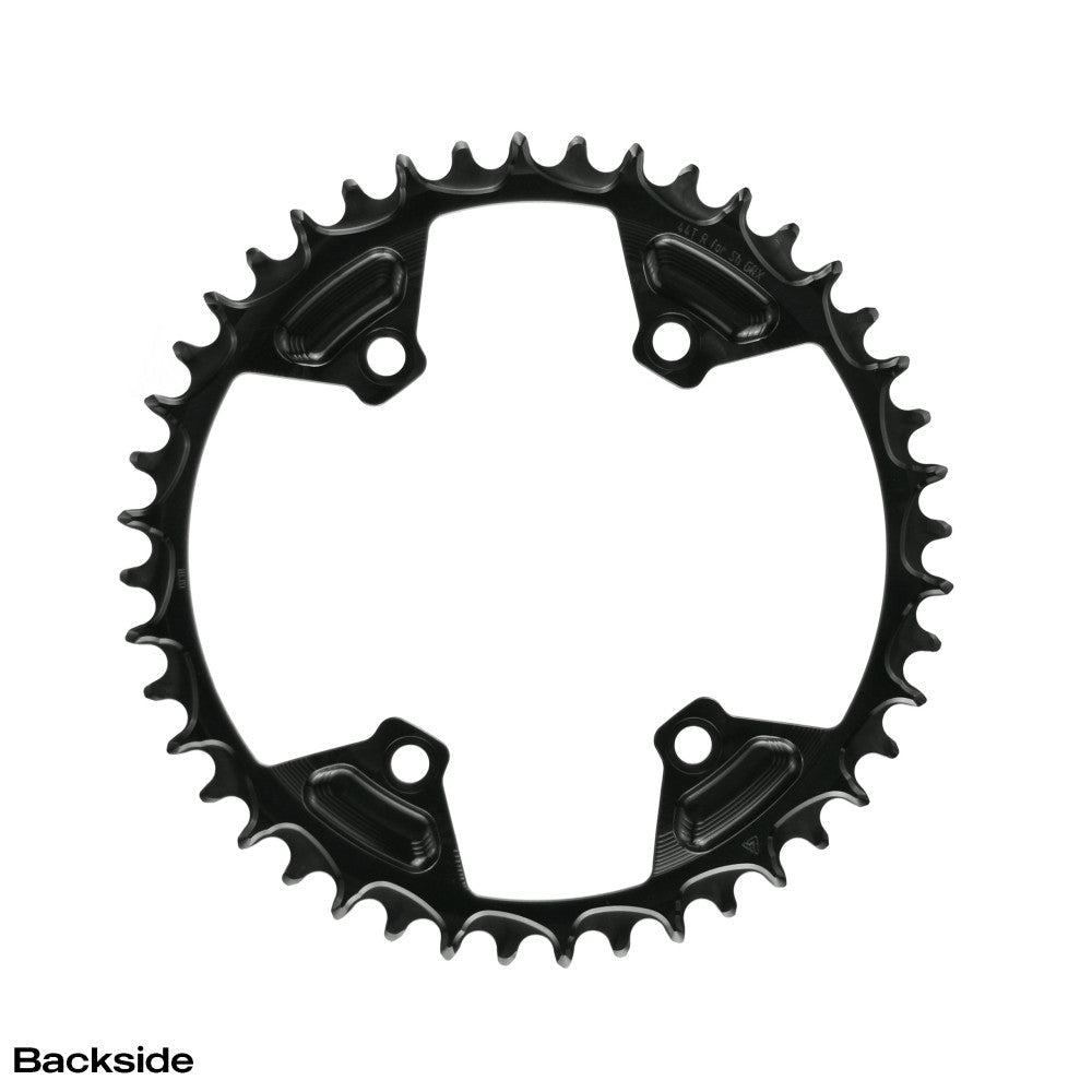 Prato único 12V ALUGEAR GRX preto, vista traseira