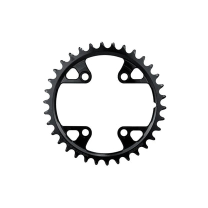 Par de Pratos 12V ALUGEAR AERO 110 BCD para Shimano GRX Preto