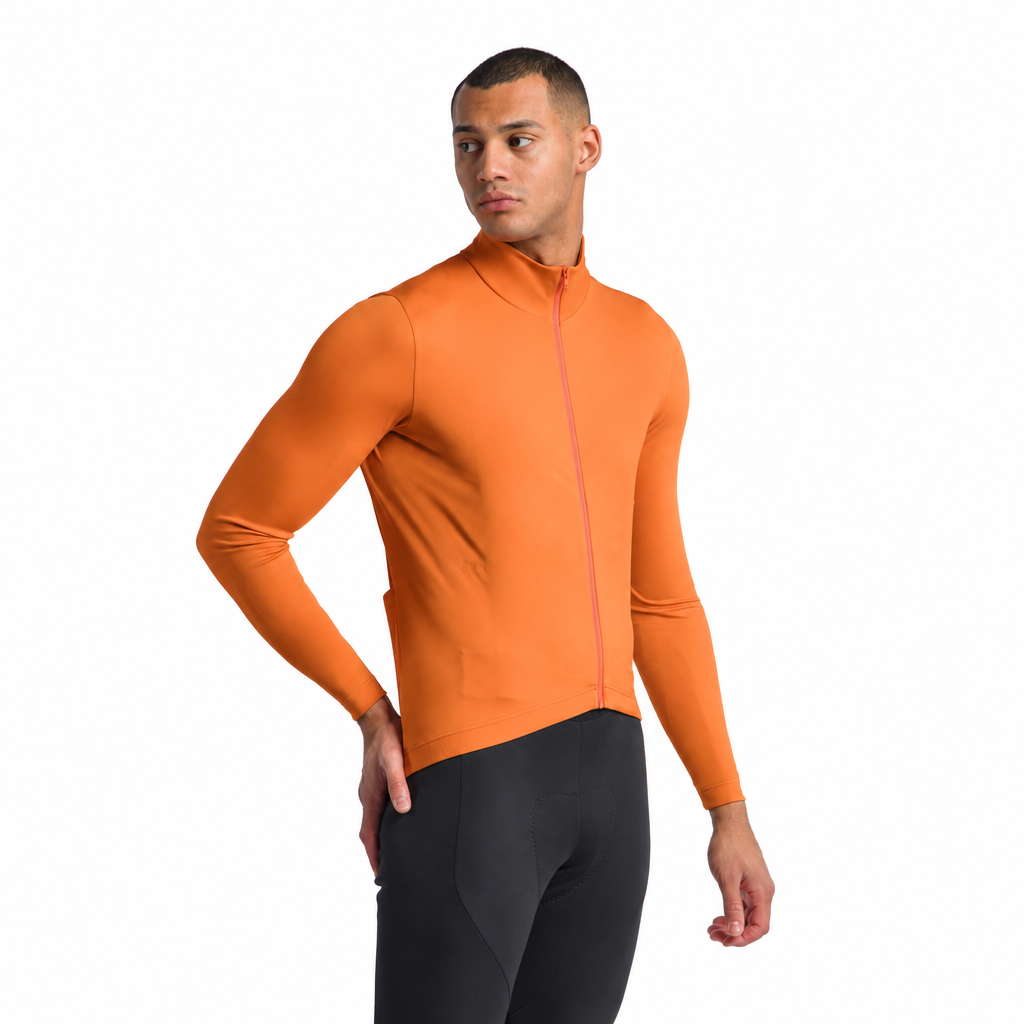 Casaco SPORTFUL CLASSIC 2 laranja, vista a três quartos sobre fundo branco