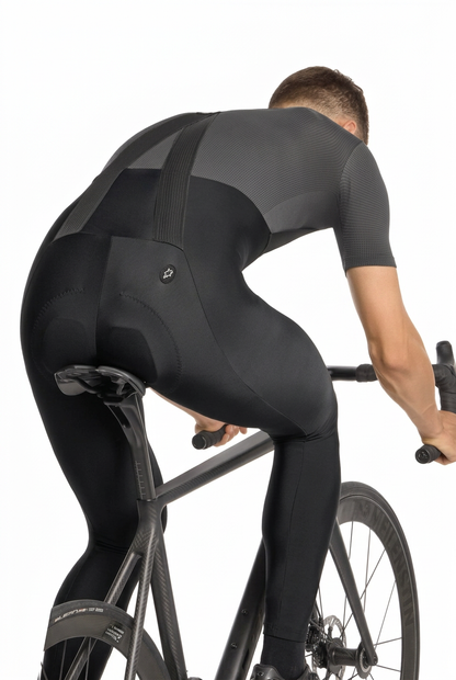 Calção Longo com Bretelas ASSOS MILLE GT SPRING FALL S11 Preto
