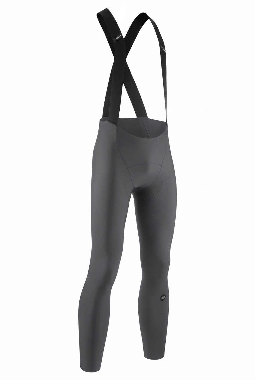 Calças Justas com Alças ASSOS MILLE GT SPRING FALL S11 Cinzento