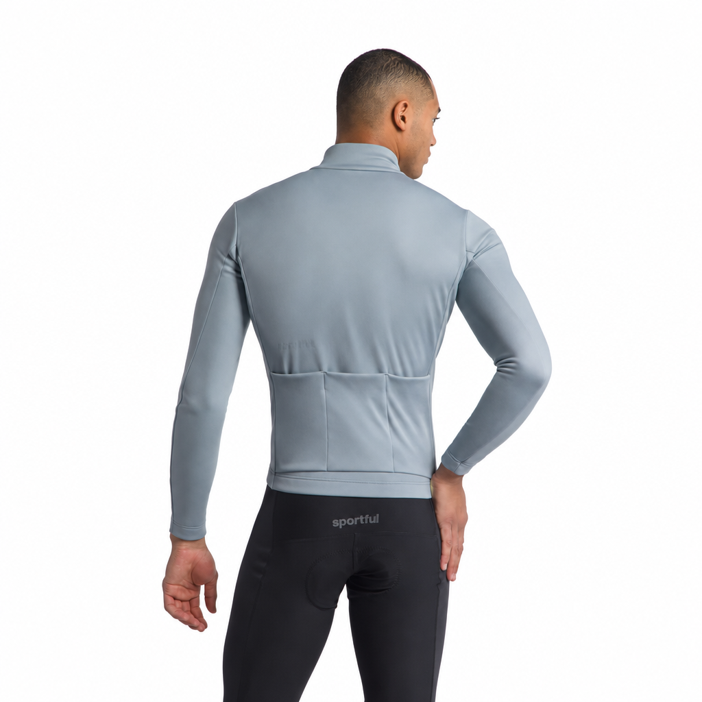 Casaco SPORTFUL CLASSIC 2 cinzento, visto de costas sobre fundo branco