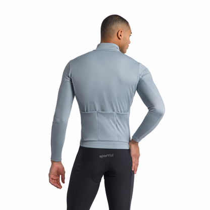 Casaco SPORTFUL CLASSIC 2 cinzento, visto de costas sobre fundo branco