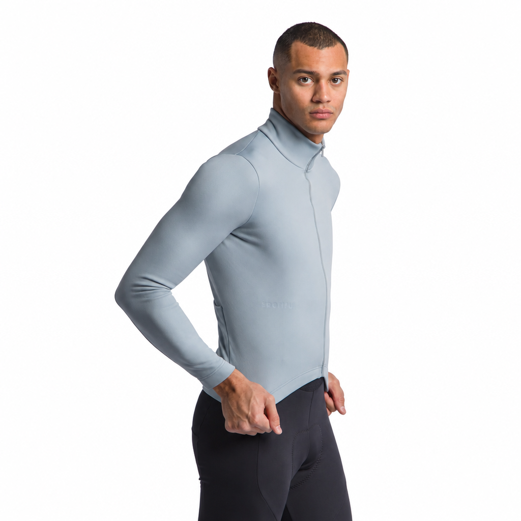 Casaco SPORTFUL CLASSIC 2 cinzento, visto a três quartos sobre fundo branco