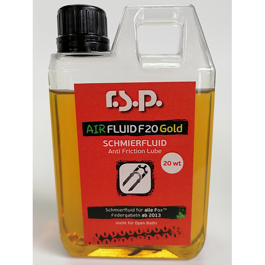 Óleo para forquetas Fox RSP AIR FLUID F 20 GOLD