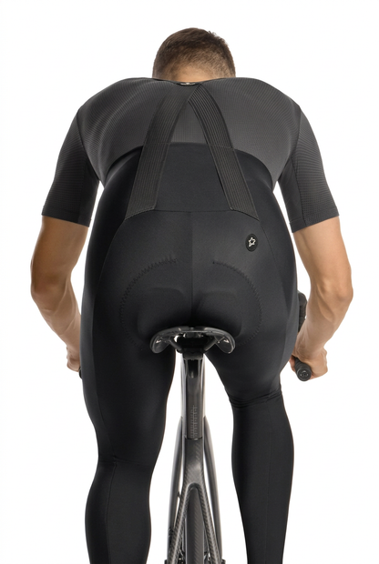 Calção Longo com Bretelas ASSOS MILLE GT SPRING FALL S11 Preto