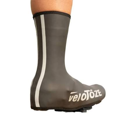 Coberturas para sapatilhas VELOTOZE ALTAS DE NEOPRENE Preto/Branco
