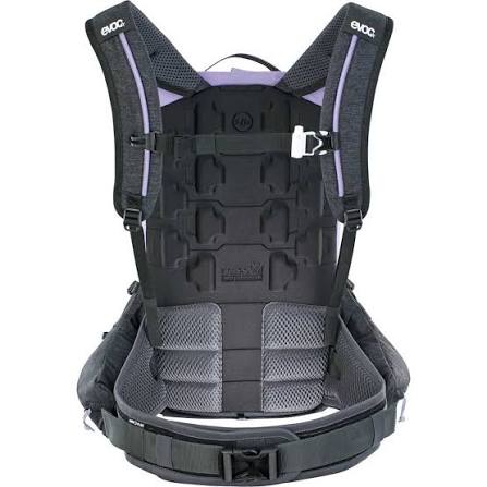 Mochila com proteção dorsal EVOC TRAIL PRO 16L Roxa