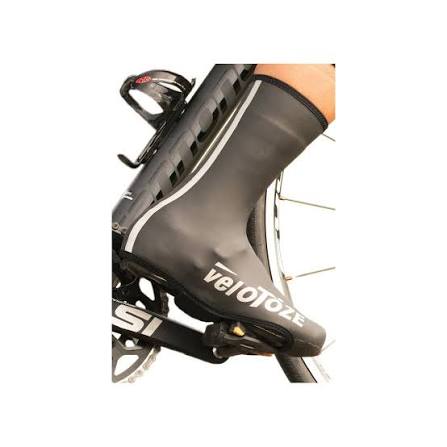 Coberturas para sapatilhas VELOTOZE ALTAS DE NEOPRENE Preto/Branco