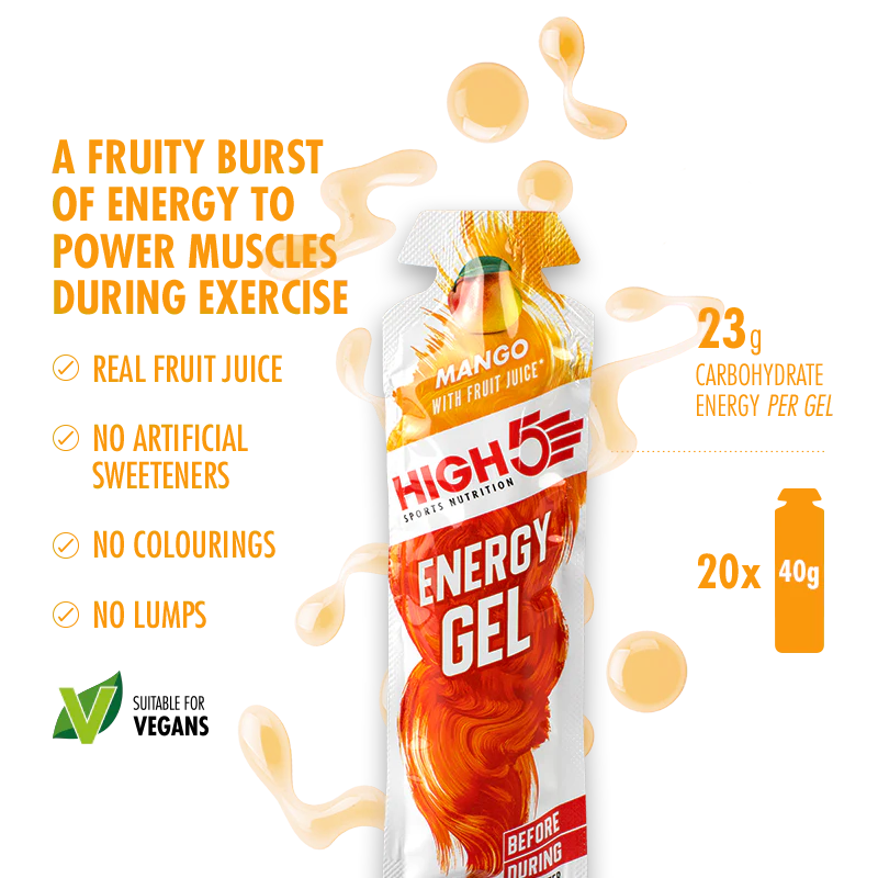 HIGH5 ENERGY GEL Pack (20x23g) Mistura de sabores
