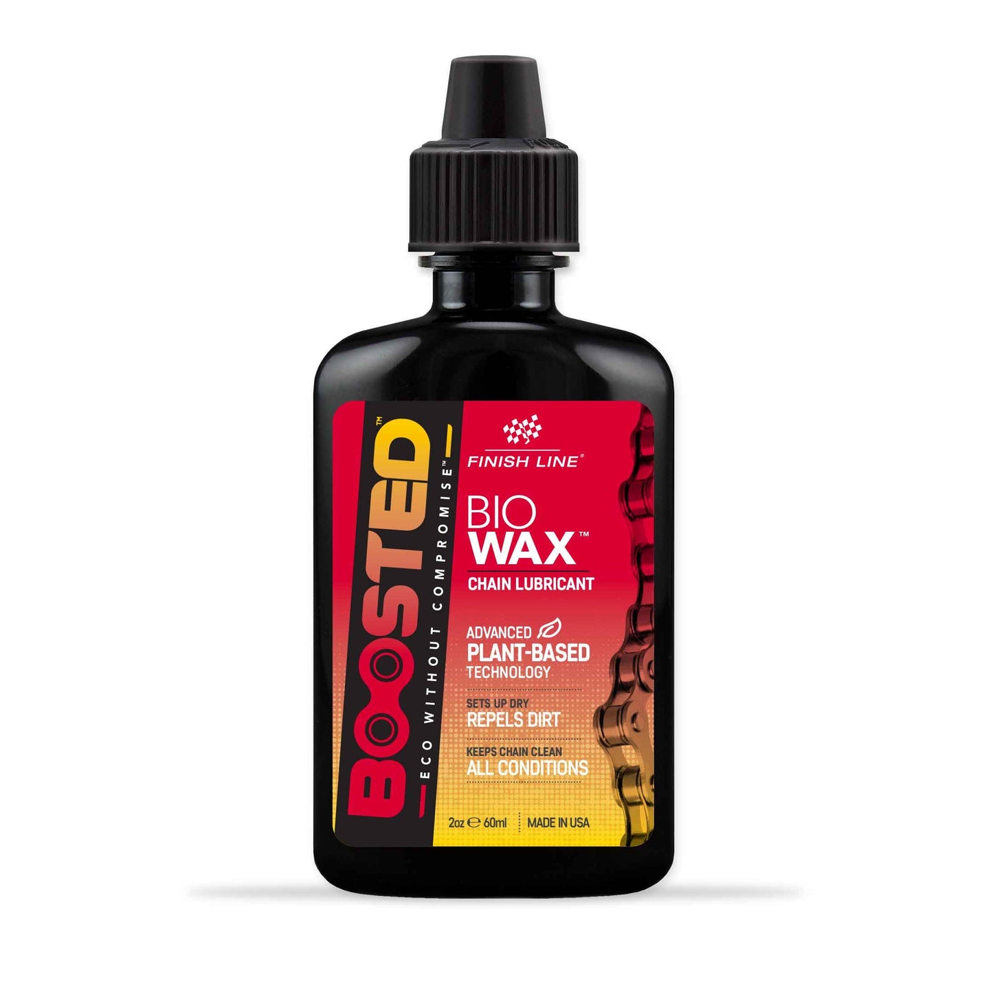 Lubrificante de correntes FINISH LINE BOOSTED™ BIO WAX (60 ml)