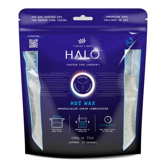 HALO WAX FINISH LINE Lubrificante de correntes Grânulos de cera quente (600 g)